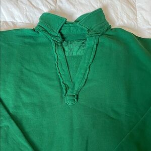Frank & Eileen Vibrant Green Top